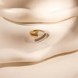 ELEKTROPULLI ELEKTROPULLI Größenverstellbarer Silber SPIRAL Ring – Produktbild 1 von 1