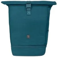 FUCHS & REBELL FUCHS & REBELL EDDIE Rolltop Rucksack – Mit Regenschutz & cleveren Fächern, Petrolblau, – Produktbild 1 von 1