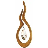 Sternengasse Shakti aus heimischem Laubholz, Holzdeko mit Kristall Höhe 16 cm – Produktbild 1 von 1