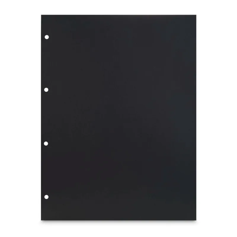 Hama Hama Fotokarton, 23,3x31 cm, gelocht, 25 Blatt, Schwarz – Produktbild 1 von 2