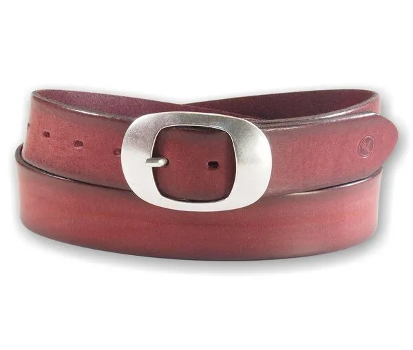 Greenbelts Greenbelts Damen Ledergürtel ARYA, Bordo, – Produktbild 2 von 4