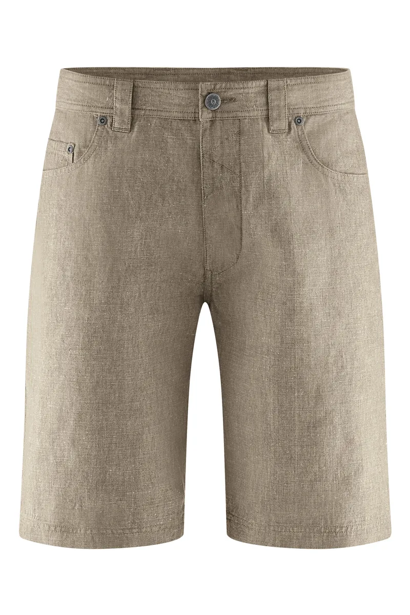 HempAge Hempage Herren vegan Shorts Modern Grit In Beige, Beige, – Produktbild 1 von 1