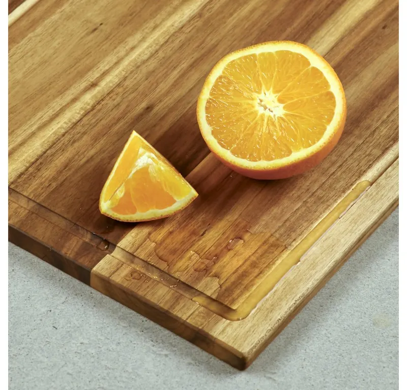 Kesper Kesper Schneidebrett inkl. Ständer, Massivholz, (Set, 4-St), aus FSC-zertifiziertem Akazienholz, Braun, – Produktbild 5 von 5