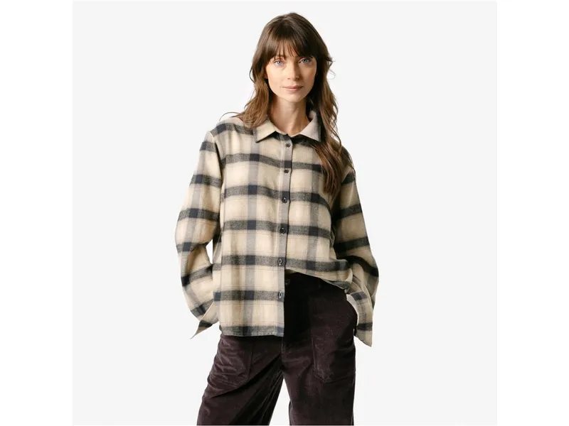 Living Crafts Living Crafts Hemdbluse BALINA, Ombre Check 44, Mehrfarbig, – Produktbild 2 von 2