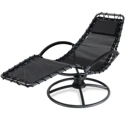 Casaria® Relaxliege Eve Anthrazit mit Schaukelfunktion – Produktbild 1 von 1