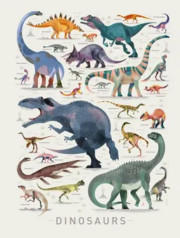 Photocircle Photocircle Poster / Leinwandbild - Dinosaurier 2 – Produktbild 1 von 1