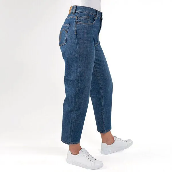 fairjeans fairjeans Damen-Jeans MOMS mit hohem, anliegendem Bund, aus Bio-Cotton – Produktbild 3 von 4