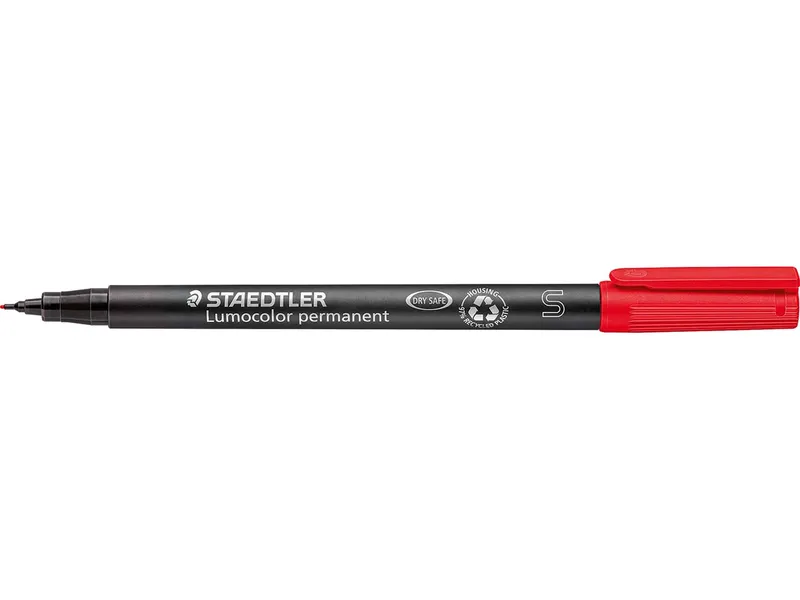 Staedtler STAEDTLER 'Lumocolor' 313 super fein rot permanent – Produktbild 2 von 2