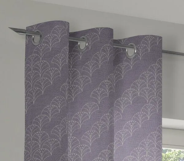 Nature by Adam Nature by Adam Vorhang aus 100% Bio-Baumwolle - Made in Germany - Argentinian Criolla light, Lila, – Produktbild 6 von 7