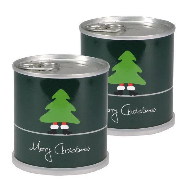 MacFlowers Weihnachtsbaum in der Dose - Merry Christmas Grün von MacFlowers – Produktbild 3 von 6