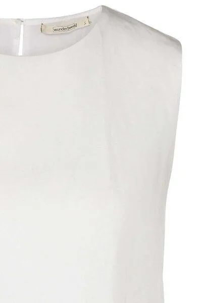 Wunderwerk Wunderwerk Damen Bluse aus Lyocell (TENCEL) & Leinen "Linen TENCEL blouse top", Off white (off white 102), – Produktbild 4 von 4