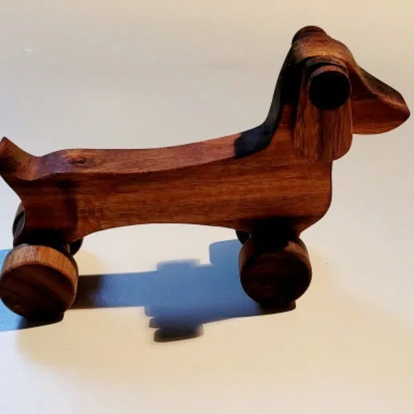 BAGHI BAGHI Rollspielzeug aus upcycling Akazienholz – Produktbild 4 von 7