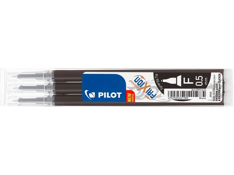 Pilot 3 Pilot Ersatzminen für Tintenroller "Frixion Point BL-FRP5" schwarz – Produktbild 1 von 2