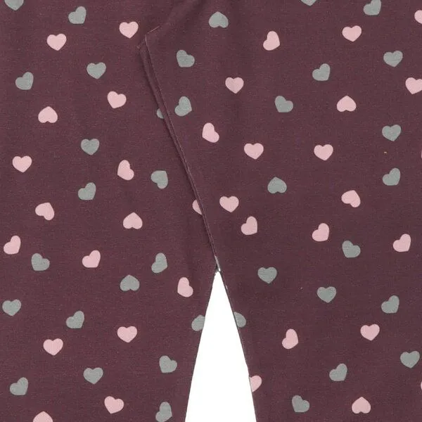 Walkiddy Walkiddy Leggings Kinder Baumwolle The Cute Cats dunkel, anschmiegsame Jersey Hose mit Katzen Print für Alltag, Schule & Freizeit – Cotokids, Lila, – Produktbild 2 von 2