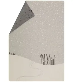 david fussenegger David Fussenegger Silvretta Flanelldecke “Ski & Rodel” 200 x 140 cm – Produktbild 1 von 1
