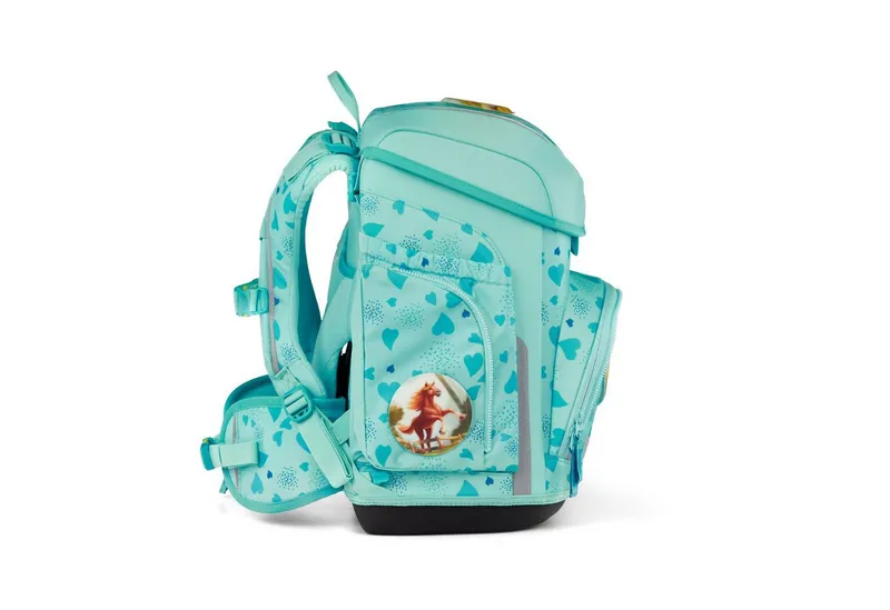 Ergobag Ergobag Schulranzen Schulranzen-Set CUBO ReitBärtraum 5-teilig (5-teilig), ergonomisch, höhenverstellbar, Your-Size-System, ab 1. Klasse, Blau, – Produktbild 4 von 4