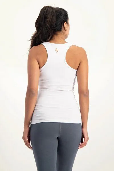 Urban Goddess Urban Goddess Namaste Core Yoga Tank Top, Mushroom (natur), – Produktbild 4 von 4