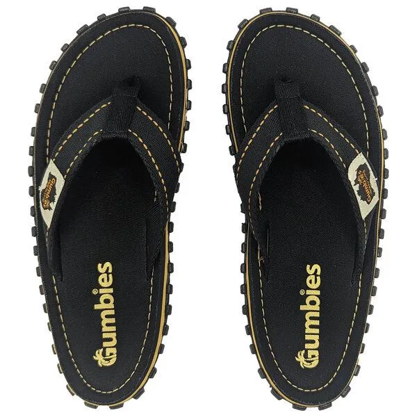 Gumbies Gumbies Classic - Nachhaltige Zehentrenner, Schwarz, – Produktbild 2 von 6