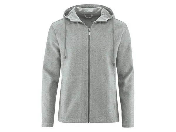 HempAge HempAge Hanf Kapuzenjacke, Grau (dark), – Produktbild 2 von 4