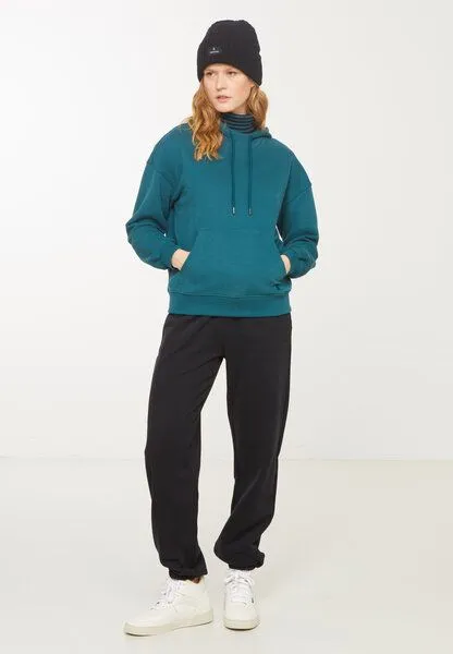 recolution recolution Damen Hoodie HOTTONIA, Deep lake blue (petrol), – Produktbild 3 von 4