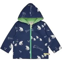 loud proud loud + proud Babys & Kinder Outdoorjacke, GOTS-zertifiziert, Ultramarine(blau), – Produktbild 1 von 2