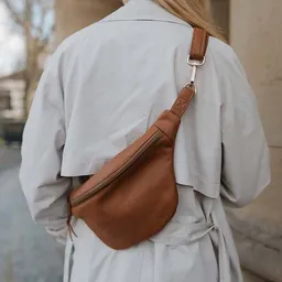 BOWLEANIES TASCHEN BOWLEANIES TASCHEN Große XXL Gürteltasche aus Lederfaserstoff – Produktbild 1 von 1