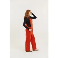 Flax and Loom Flax and Loom Tencel-Baumwoll Latzhose Mary Lou, Burnt orange, – Produktbild 1 von 1