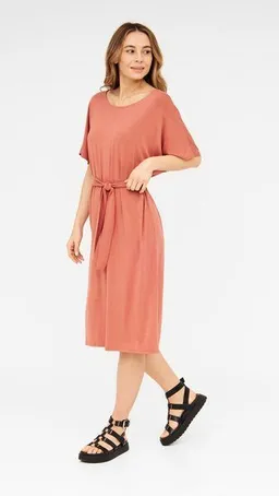 WiDDA berlin WiDDA berlin Wickelkleid ANNA Apricot aus ECOVERO® Jersey – Produktbild 1 von 1