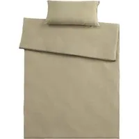 Bettwäsche "Single Jersey" aus Bio-Baumwolle 40 x 80 cm,/135 x 200 cm, schlamm – Produktbild 1 von 1