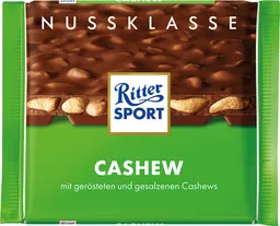 Ritter Sport Ritter Sport Nuss-Klasse Cashew, geröstet & gesalzen, 100g – Produktbild 1 von 1