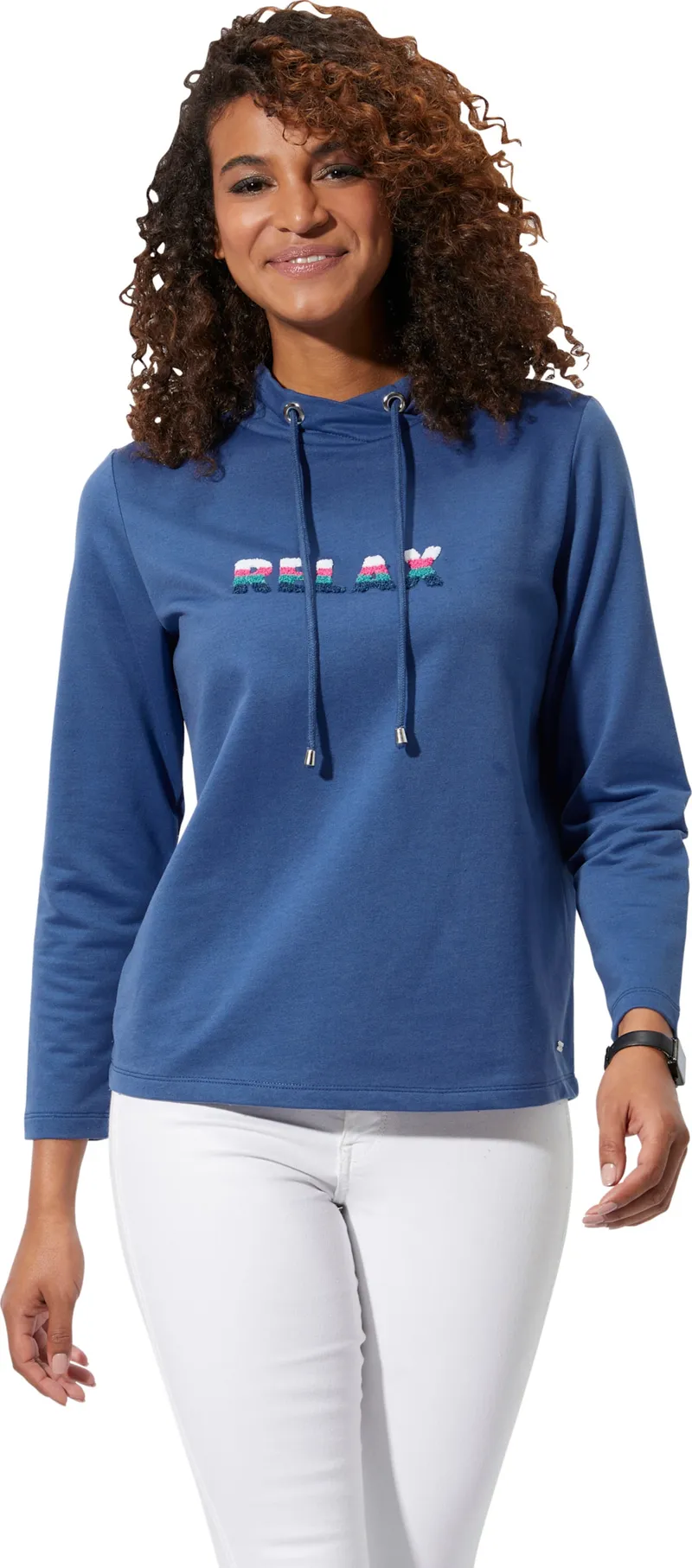 Witt Witt Sweatshirt jeansblau, Jeansblau, – Produktbild 2 von 2