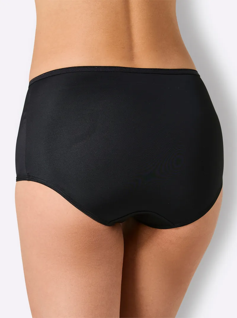 wäschepur Taillenslip schwarz, Schwarz, – Produktbild 3 von 3