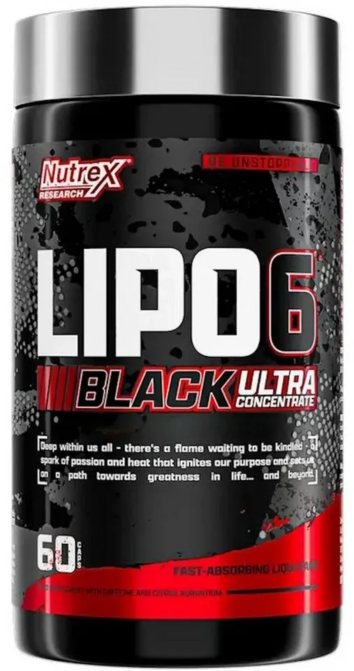 Nutrex Nutrex Lipo 6 Black Ultra Concentrate 60 Kapseln – Produktbild 2 von 3