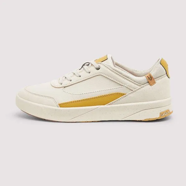 SAOLA SAOLA Quito W - leicht & vegan Sneaker mit elastischen Schnürsenkeln, Sand camel, – Produktbild 3 von 4