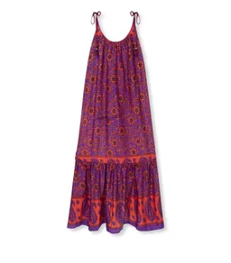 el.résidu el.résidu Damen vegan Kleid Myra Rot – Produktbild 1 von 1