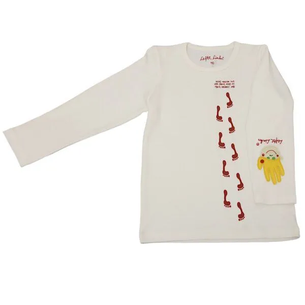 Lefti Links Lefti Links Longsleeve „Rätsel“, Weiss, – Produktbild 1 von 4