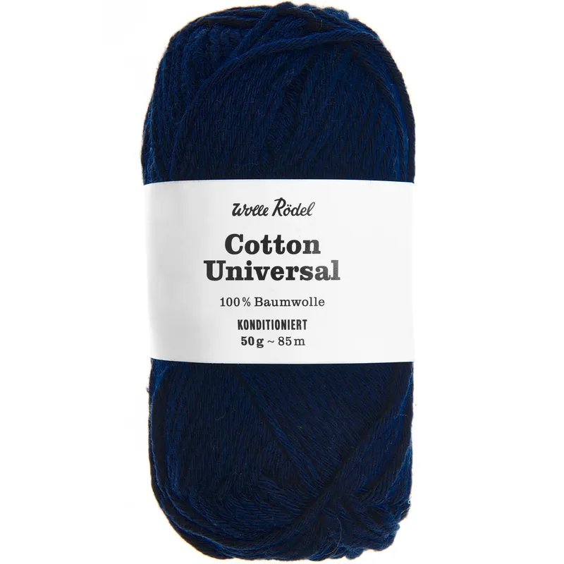Wolle Rödel Wolle Rödel Cotton Universal Dunkelblau, Dunkelblau, – Produktbild 1 von 1