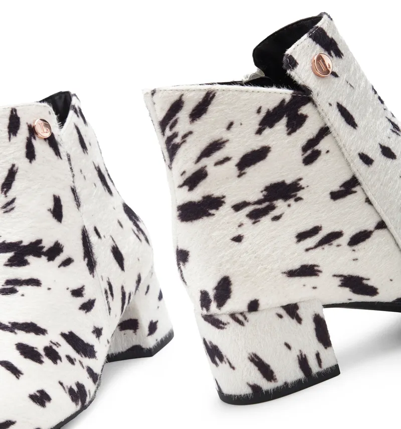 Lascana Stiefelette, Schwarz/weiß, – Produktbild 1 von 3