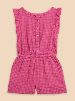White Stuff Playsuit mit Vichy-Karo - 3-4 – Produktbild 1 von 1
