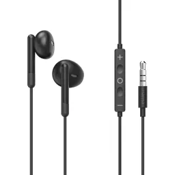 Hama Hama Kopfhörer "Noble", Earbuds, Mikrofon, Kabelknickschutz, 3,5-mm-Klinke, Schw – Produktbild 1 von 1