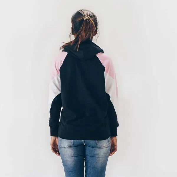 The Driftwood Tales The Driftwood Tales Sweatshirt aus Bio-Baumwolle, Bio-Restmaterial und gewöhnlichen Resttextilien, Amy hoody schwarz (100% bio), – Produktbild 2 von 4