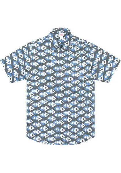 Global Mamas Global Mamas Bio Hemd - Slim Fit - Pathways, Medallion charcoal (grau), – Produktbild 1 von 2