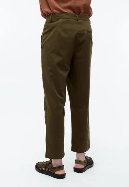Givn Berlin Givn Berlin Hose GBJORIS tapered aus Bio-Baumwolle, Olive, – Produktbild 3 von 4