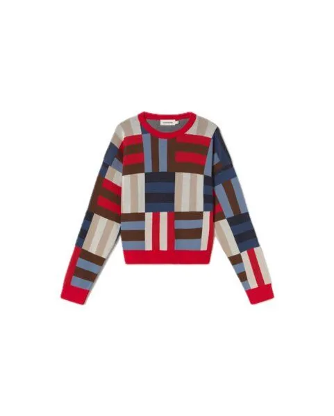 thinking mu thinking mu Philis Biobaumwoll-Kurzpullover – Produktbild 2 von 3