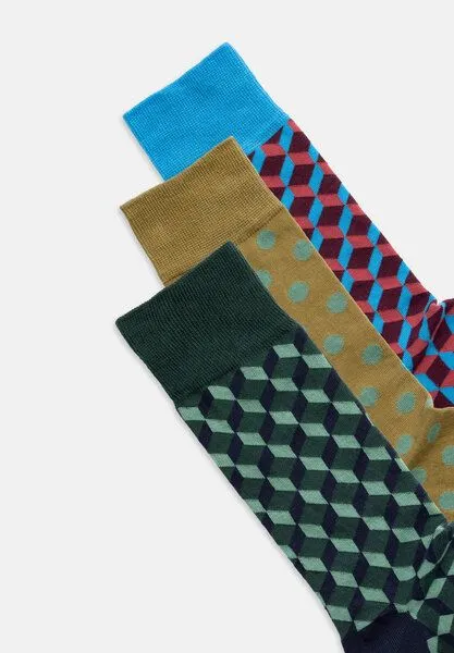 DillySocks DillySocks Socken „Dicing Around“, Grün, braun-grün, türkis, rot, – Produktbild 4 von 4