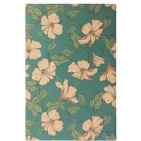 Tranquillo Tranquillo Notizbuch Hibiscus A5, Grün, – Produktbild 2 von 4