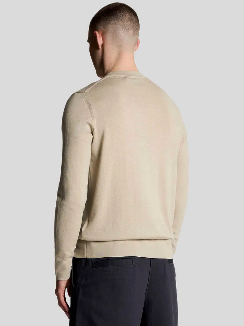 Lyle and Scott Lyle & Scott Tonal Pullover Greige - Größe XL, Grau, – Produktbild 4 von 5