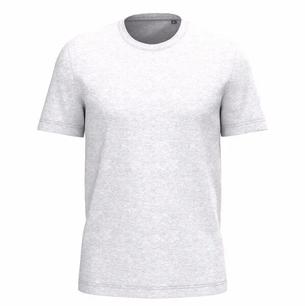 Greenspired Greenspired Basic Unisex Bio T- Shirt 185 g/m² XXS - 5 XL, Helles meliertes grau, – Produktbild 1 von 1