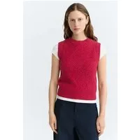 thinking mu thinking mu Damen Pullunder - Kaia - aus Wolle, Red (rot), – Produktbild 1 von 2