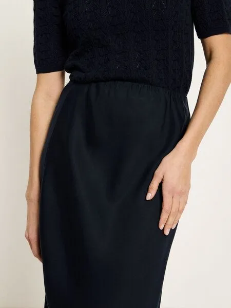 LANIUS LANIUS Midirock aus TENCEL, Midnight, – Produktbild 4 von 4
